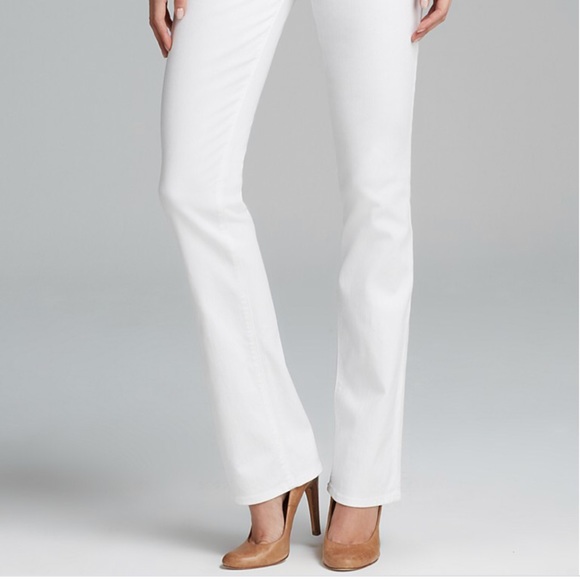 white bootcut jean